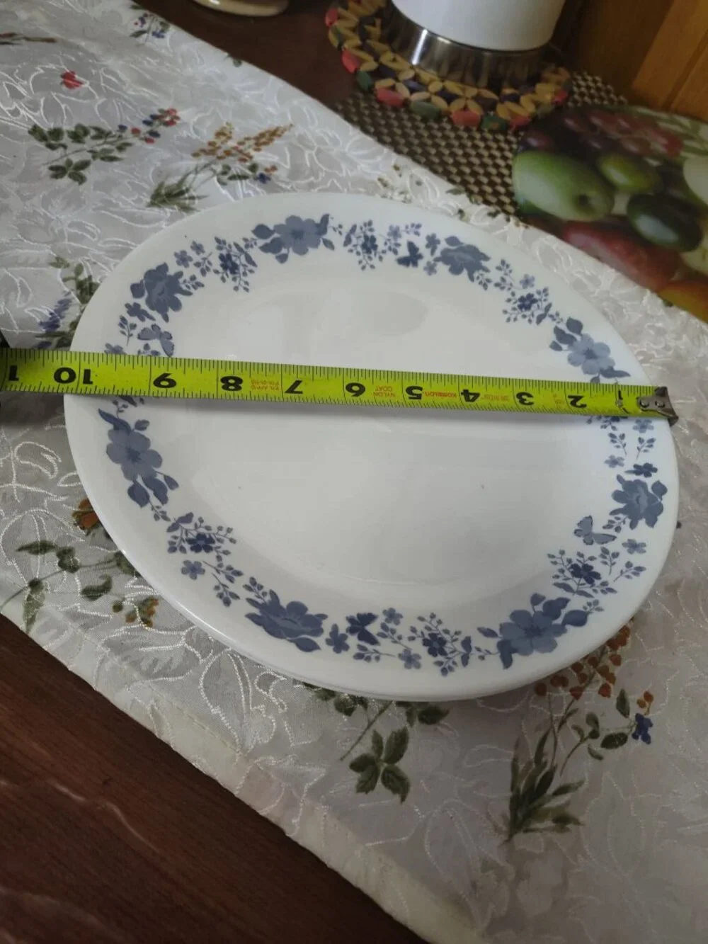 Lot of 3 Pioneer Woman by Corelle Dinner Plates Evie Blue Floral
